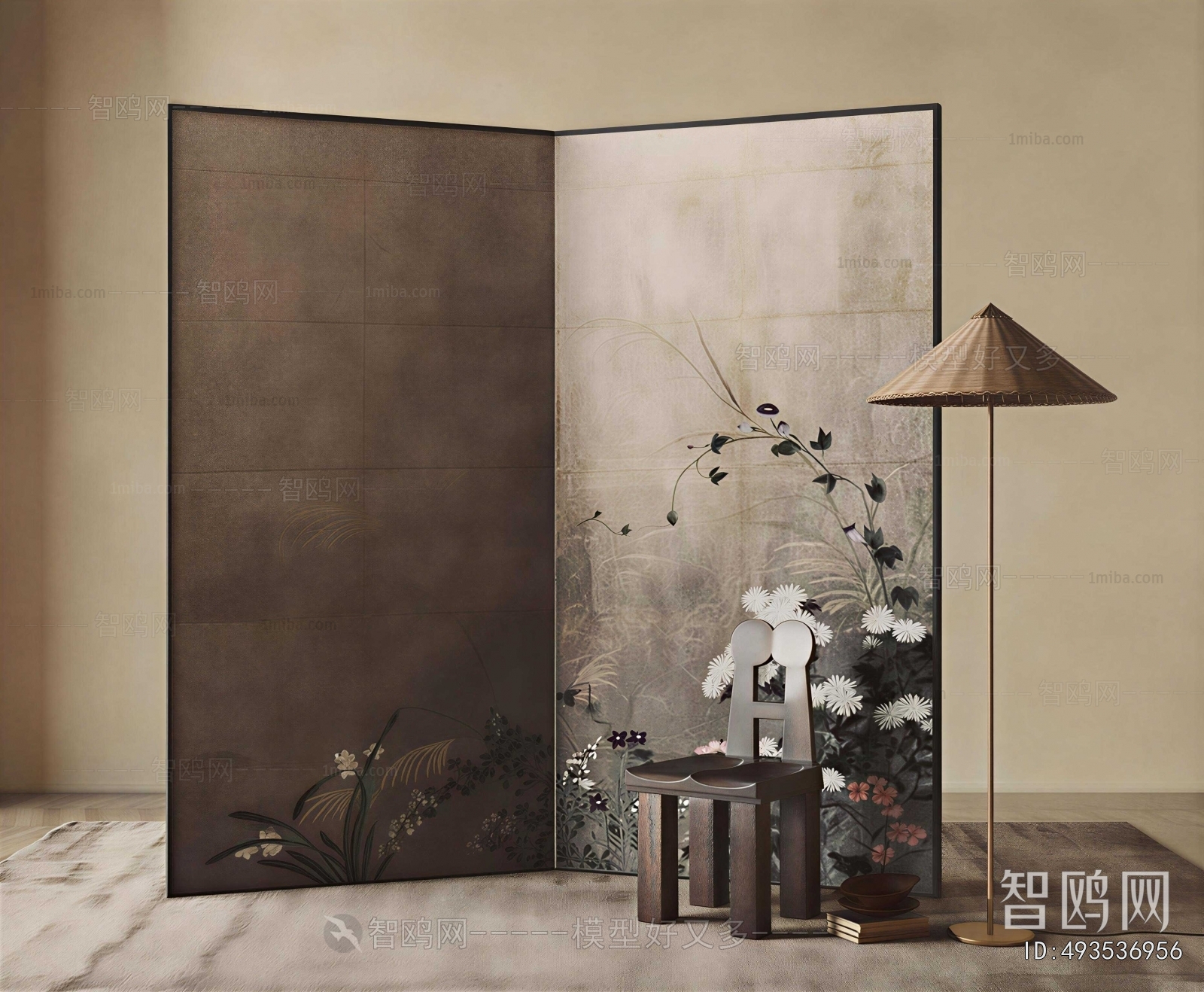 Wabi-sabi Style Partition