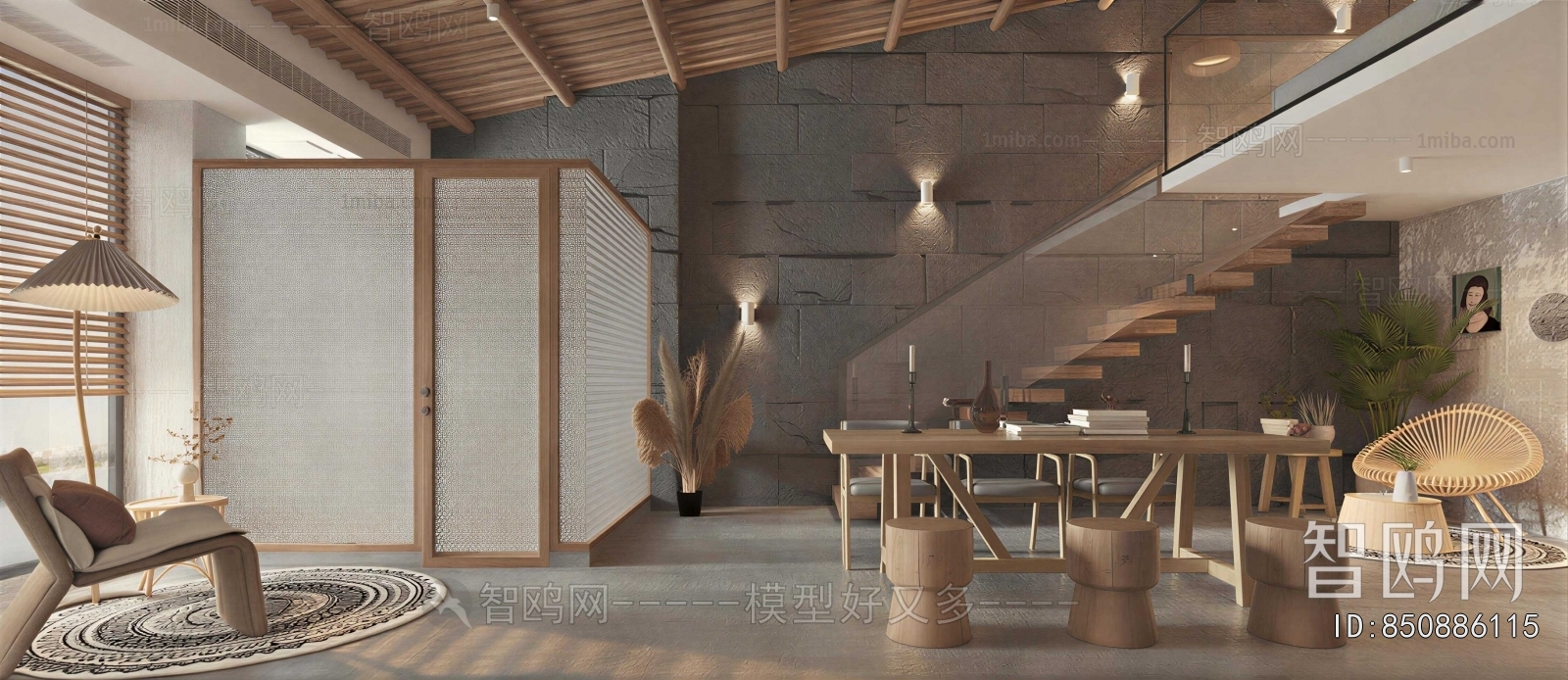 Wabi-sabi Style Tea House