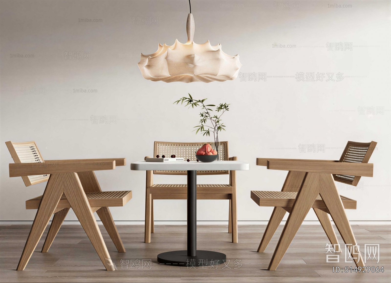 Wabi-sabi Style Leisure Table And Chair