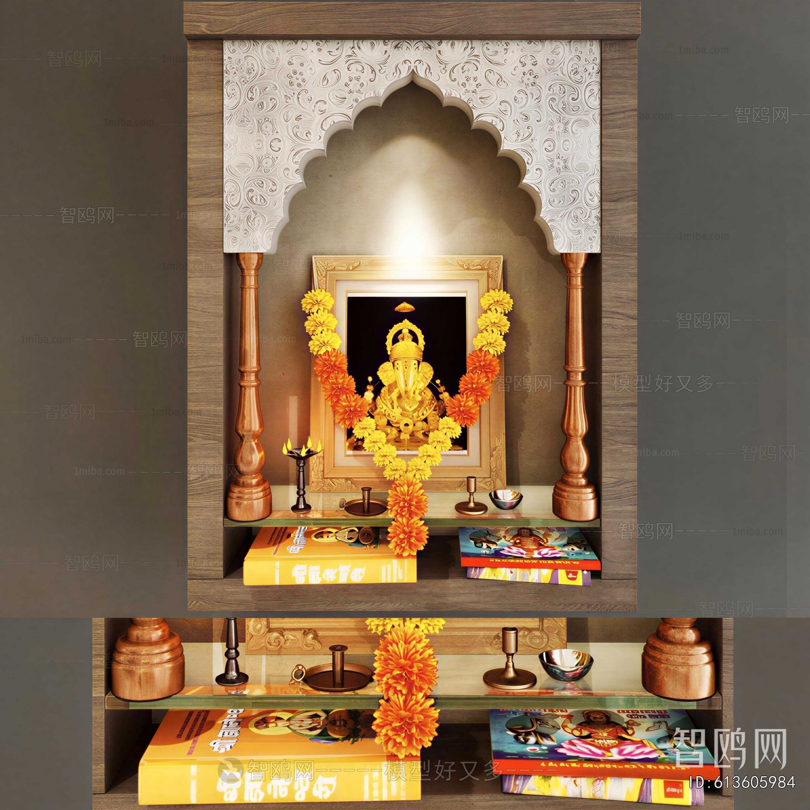 Modern Buddhist Niche
