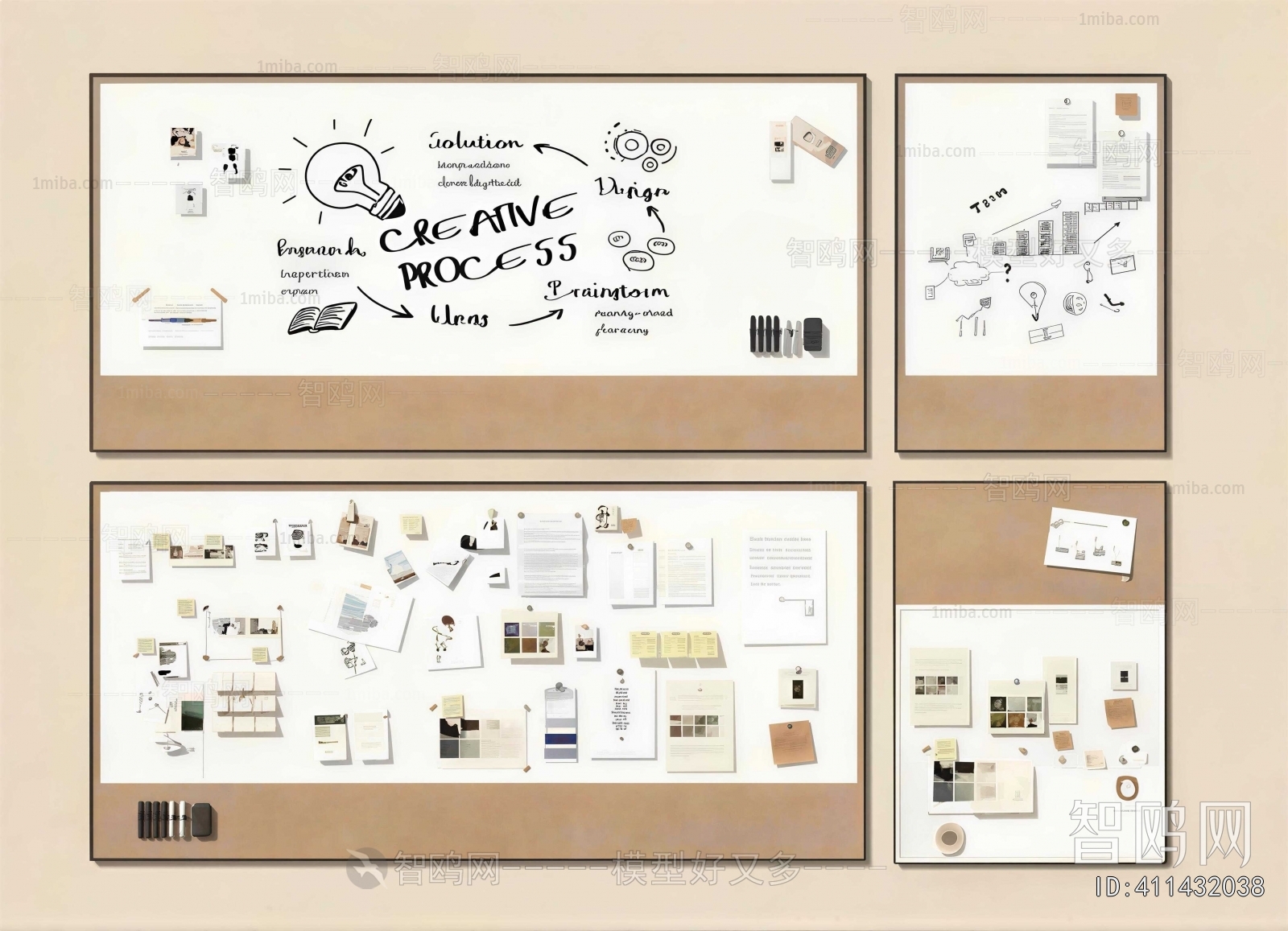 Modern Blackboard/whiteboard