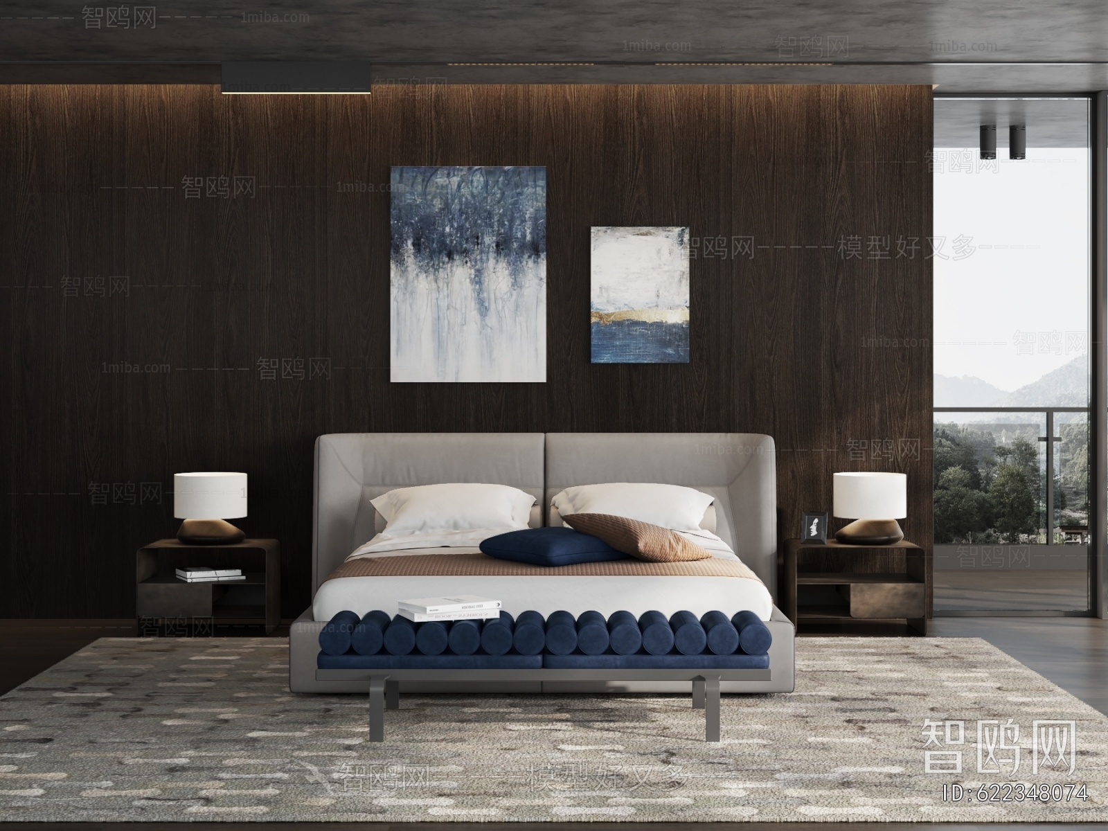 Modern Double Bed