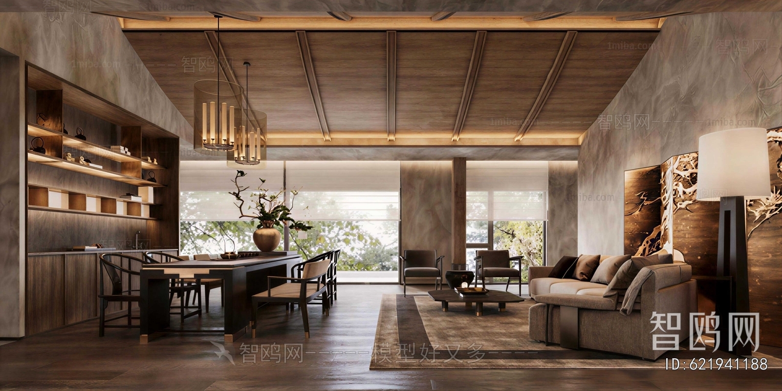 Wabi-sabi Style Tea House