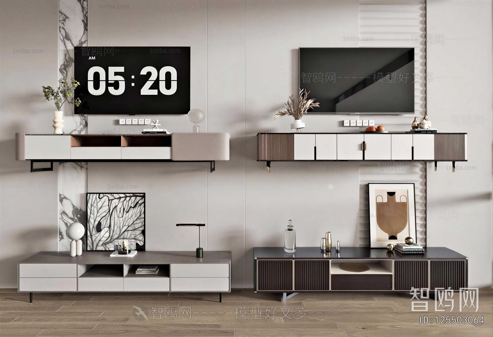 French Style TV Cabinet