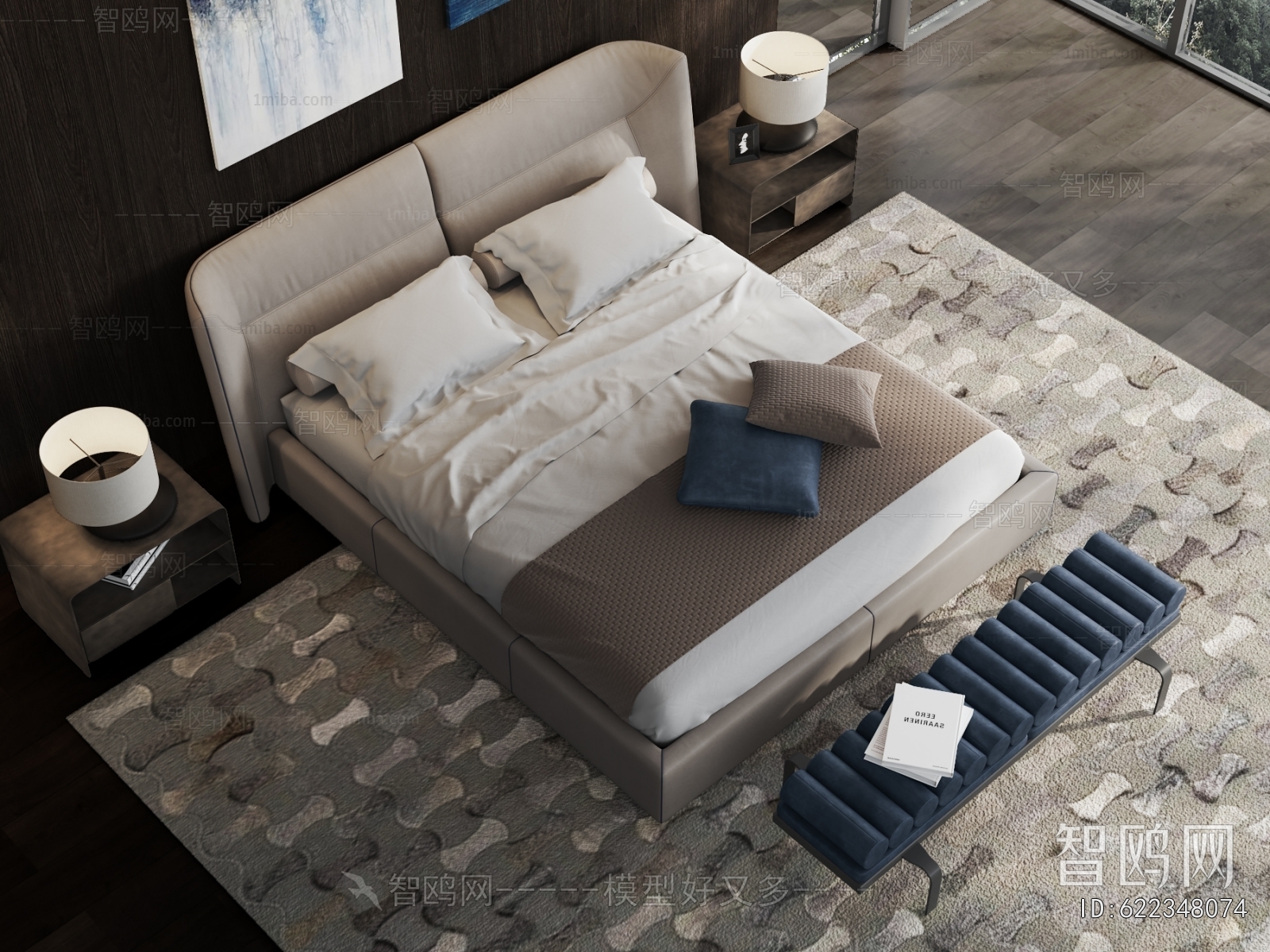Modern Double Bed