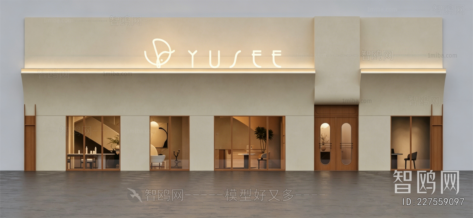 Wabi-sabi Style Facade Element