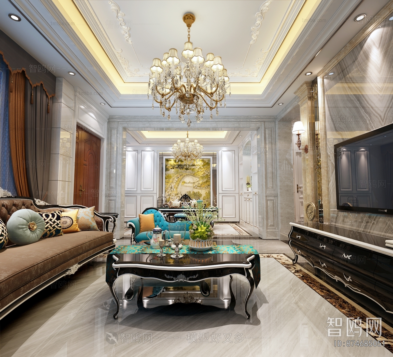 European Style A Living Room