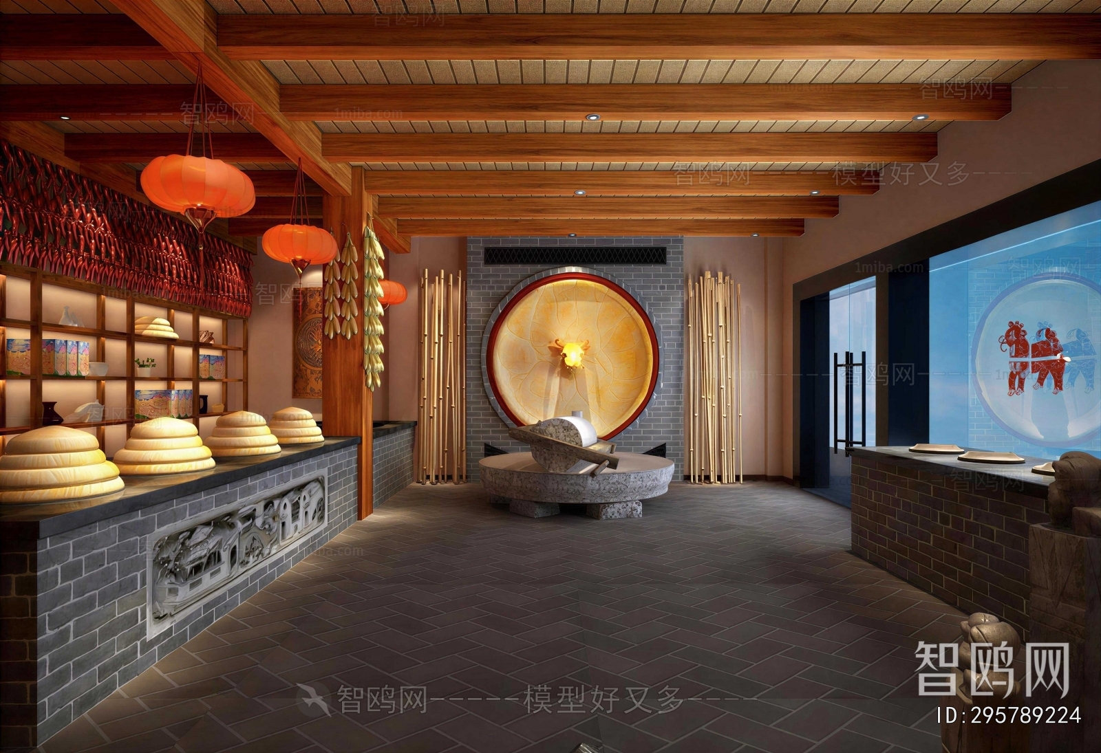 New Chinese Style Exhibition Hall