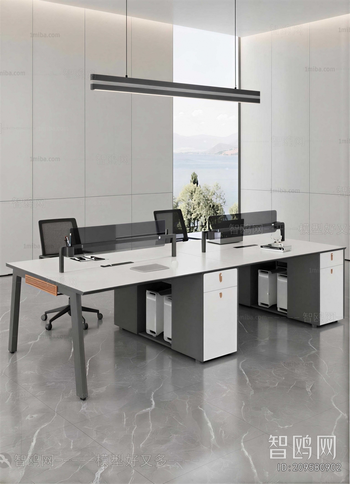 Modern Office Desk And Chair