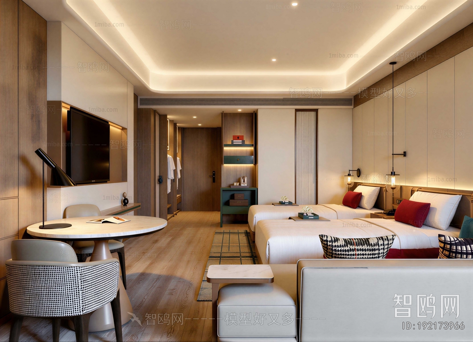 Modern Guest Room