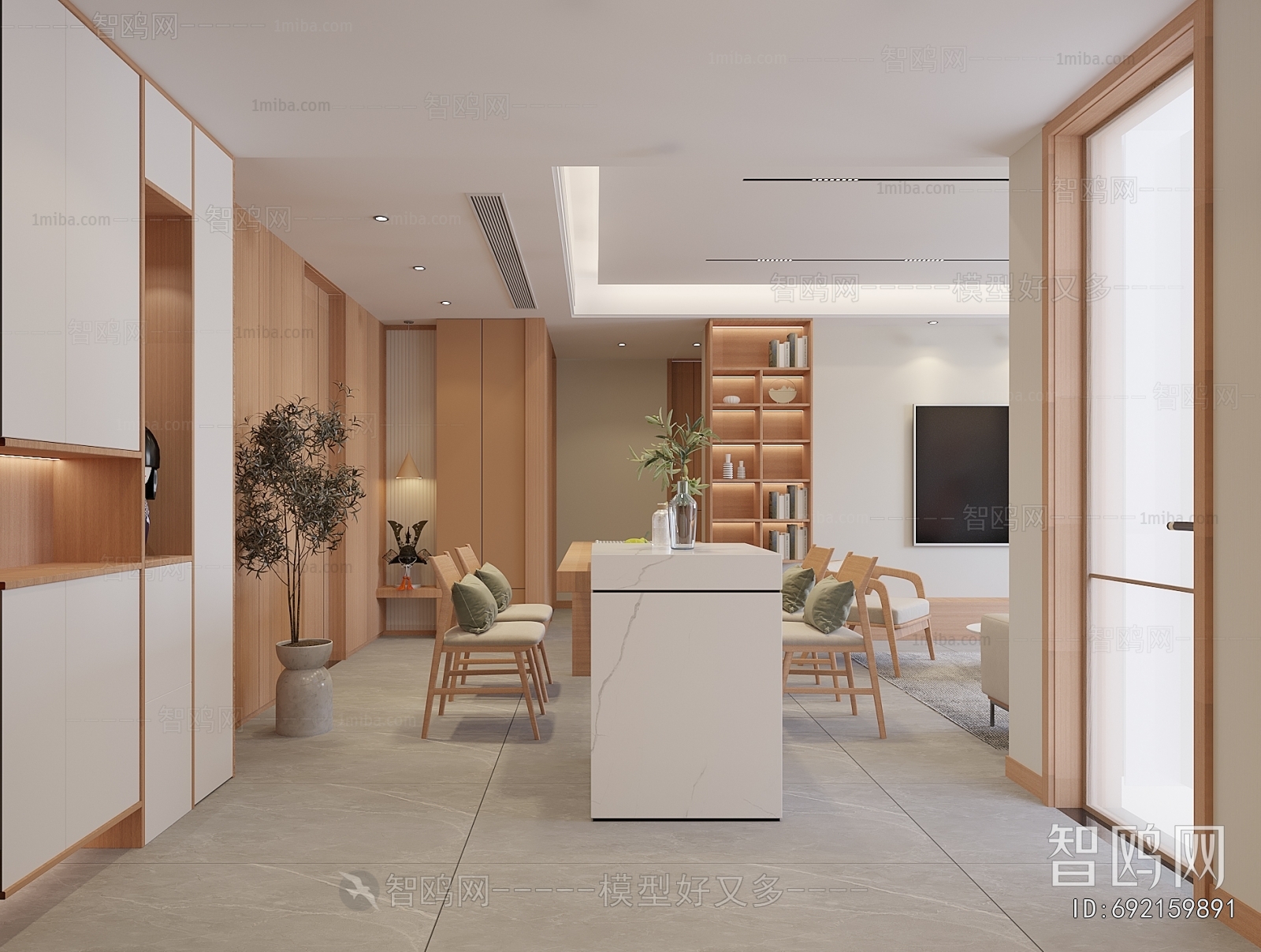 Japanese Style A Living Room