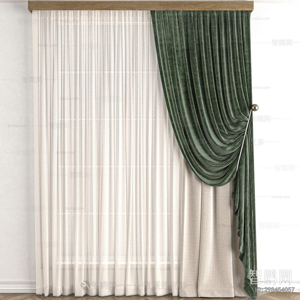 Simple European Style The Curtain