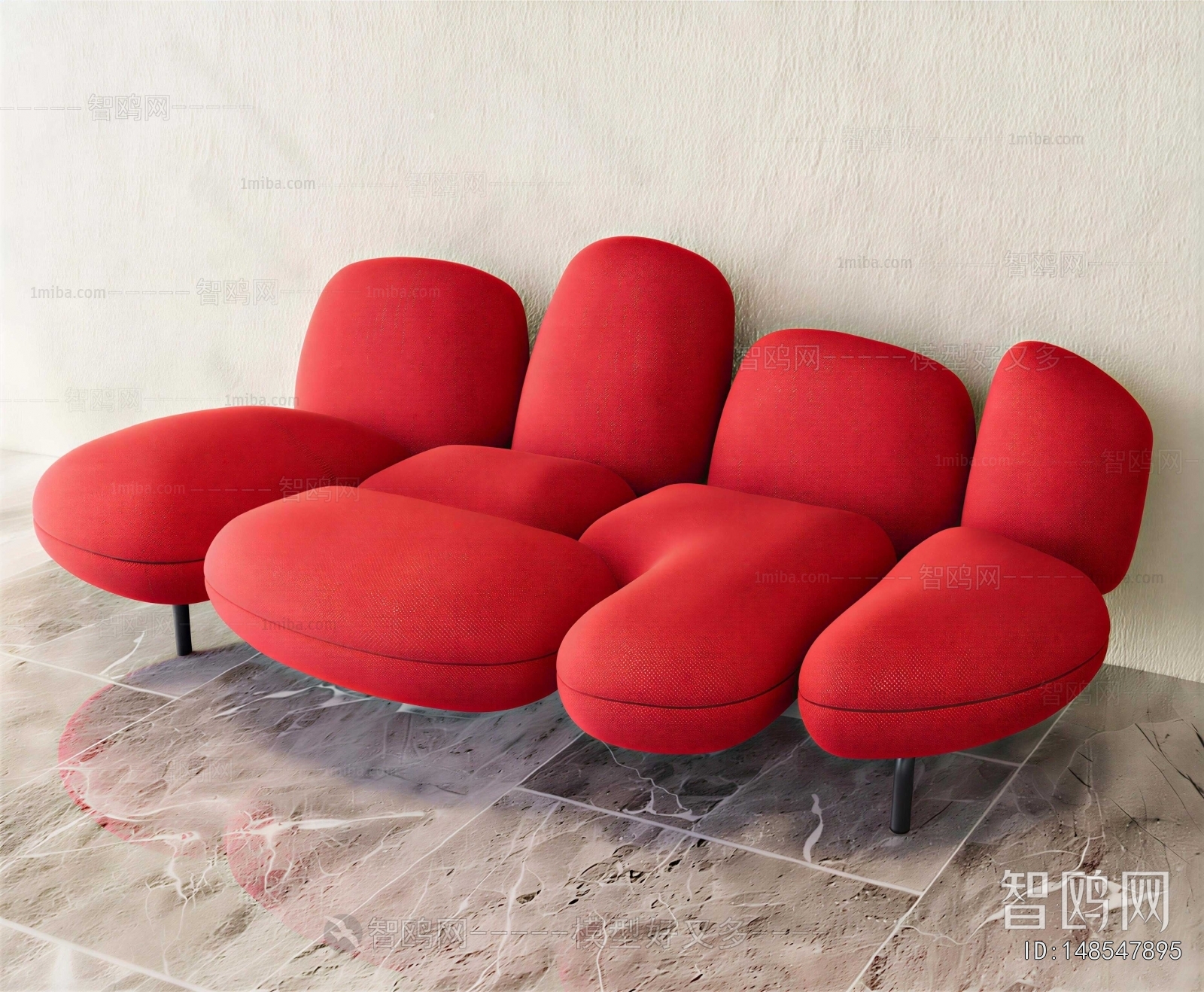 Modern Three-seat Sofa