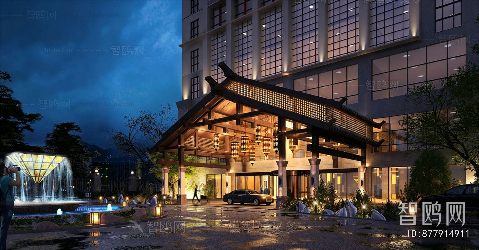 New Chinese Style Facade Element