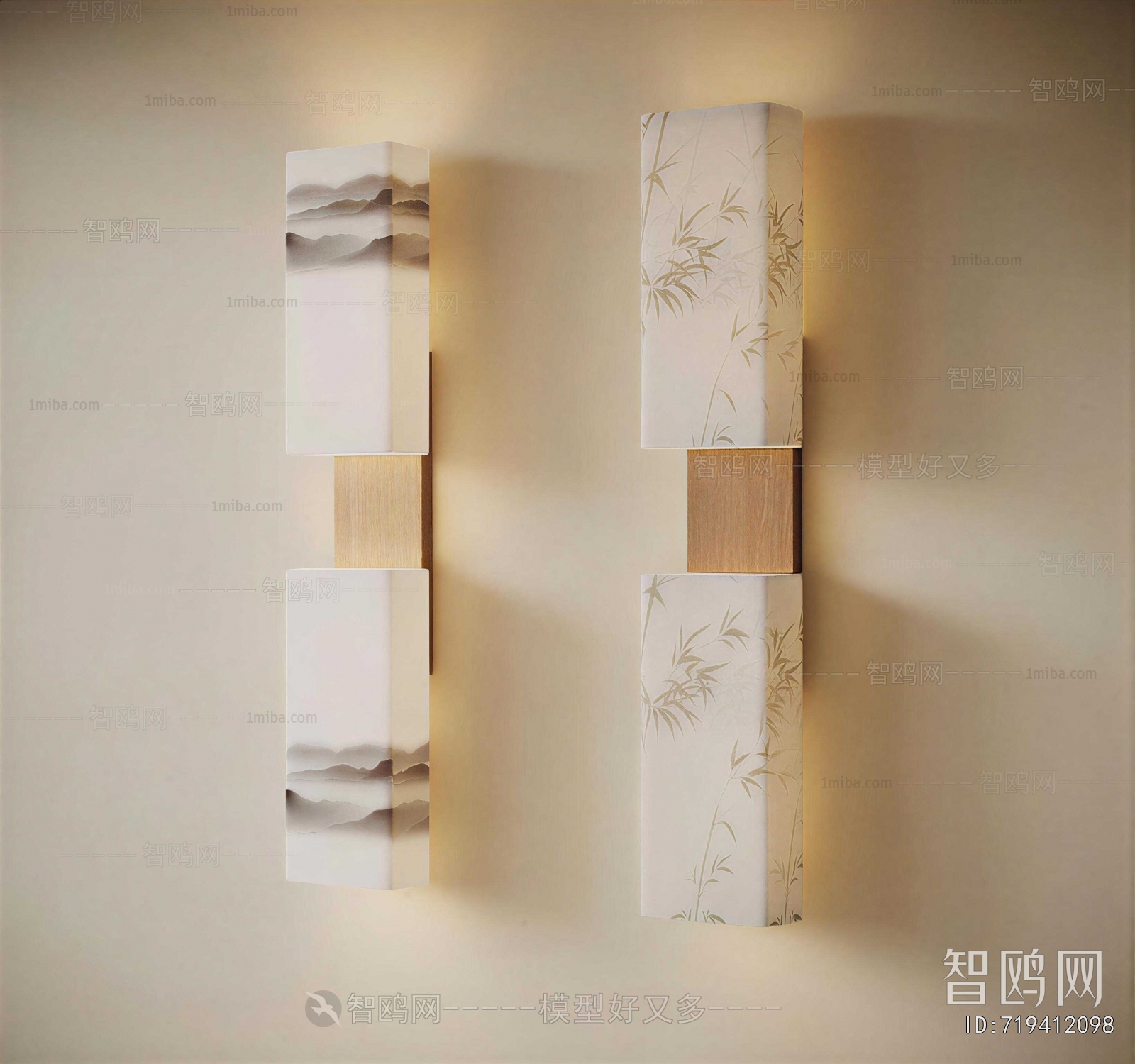 New Chinese Style Wall Lamp
