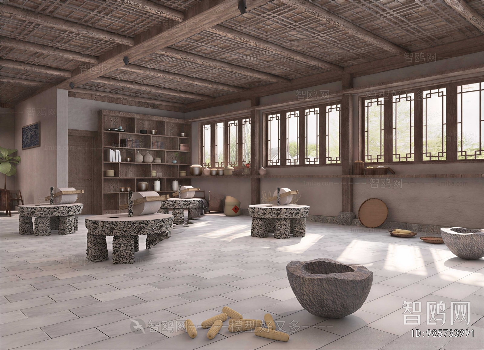 New Chinese Style Exhibition Hall
