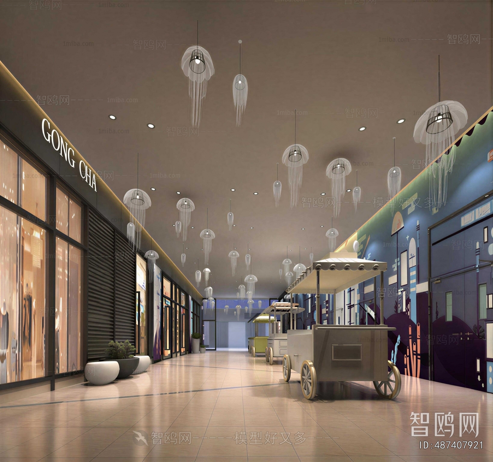 Modern Shopping Mall