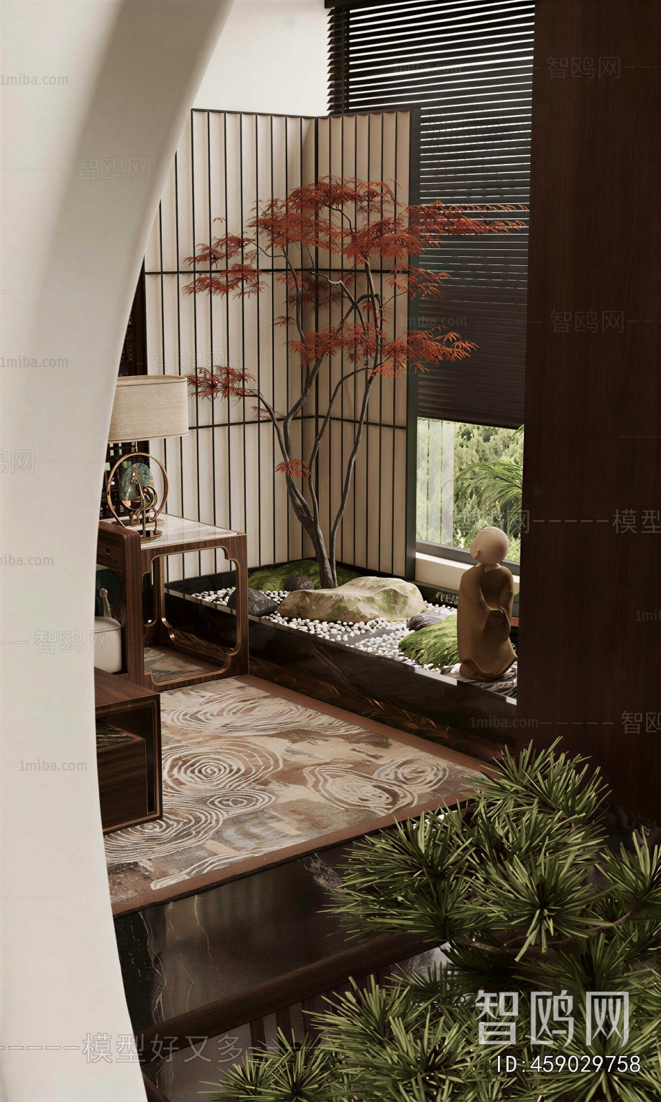 New Chinese Style Plant Landscaping