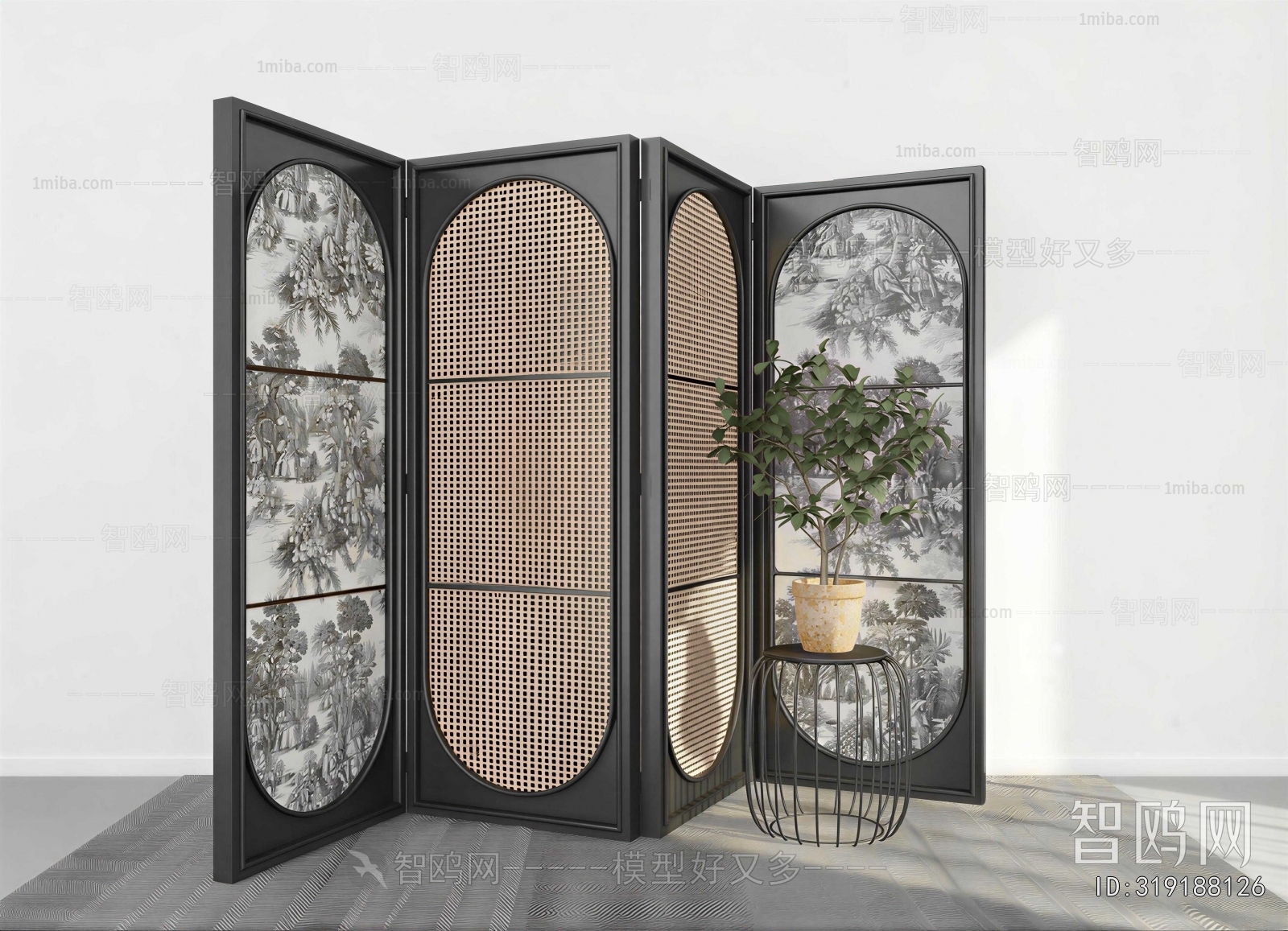 Wabi-sabi Style Partition