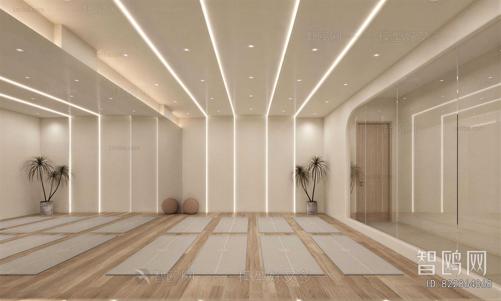 Modern Yoga Room