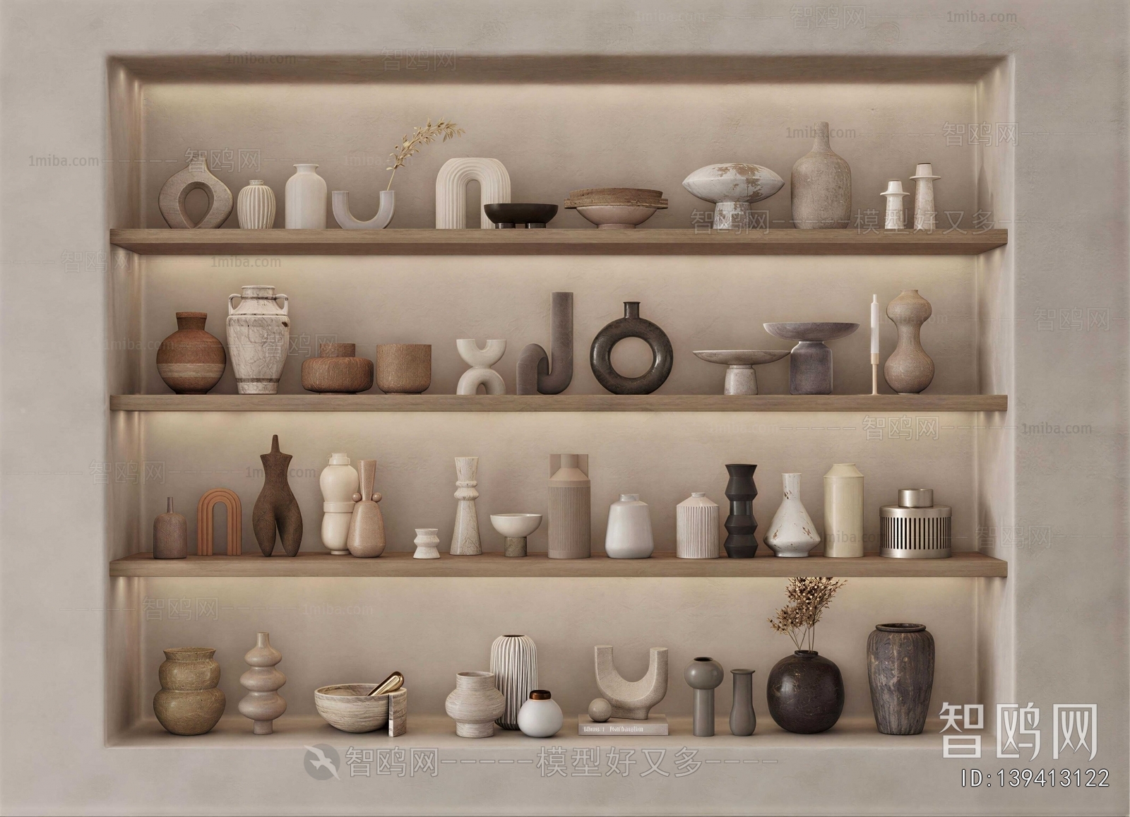 Wabi-sabi Style Decorative Set