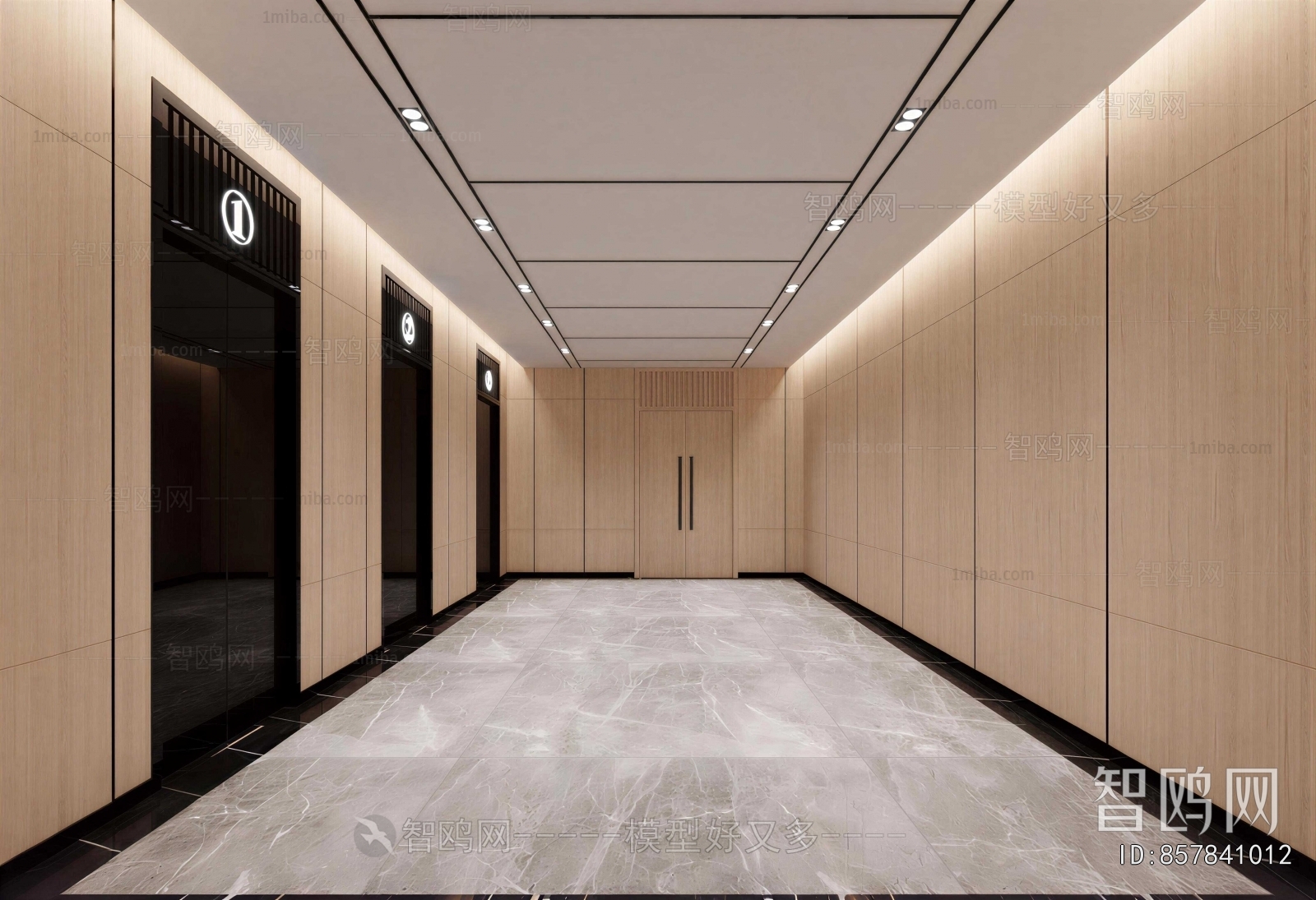 Modern Office Aisle