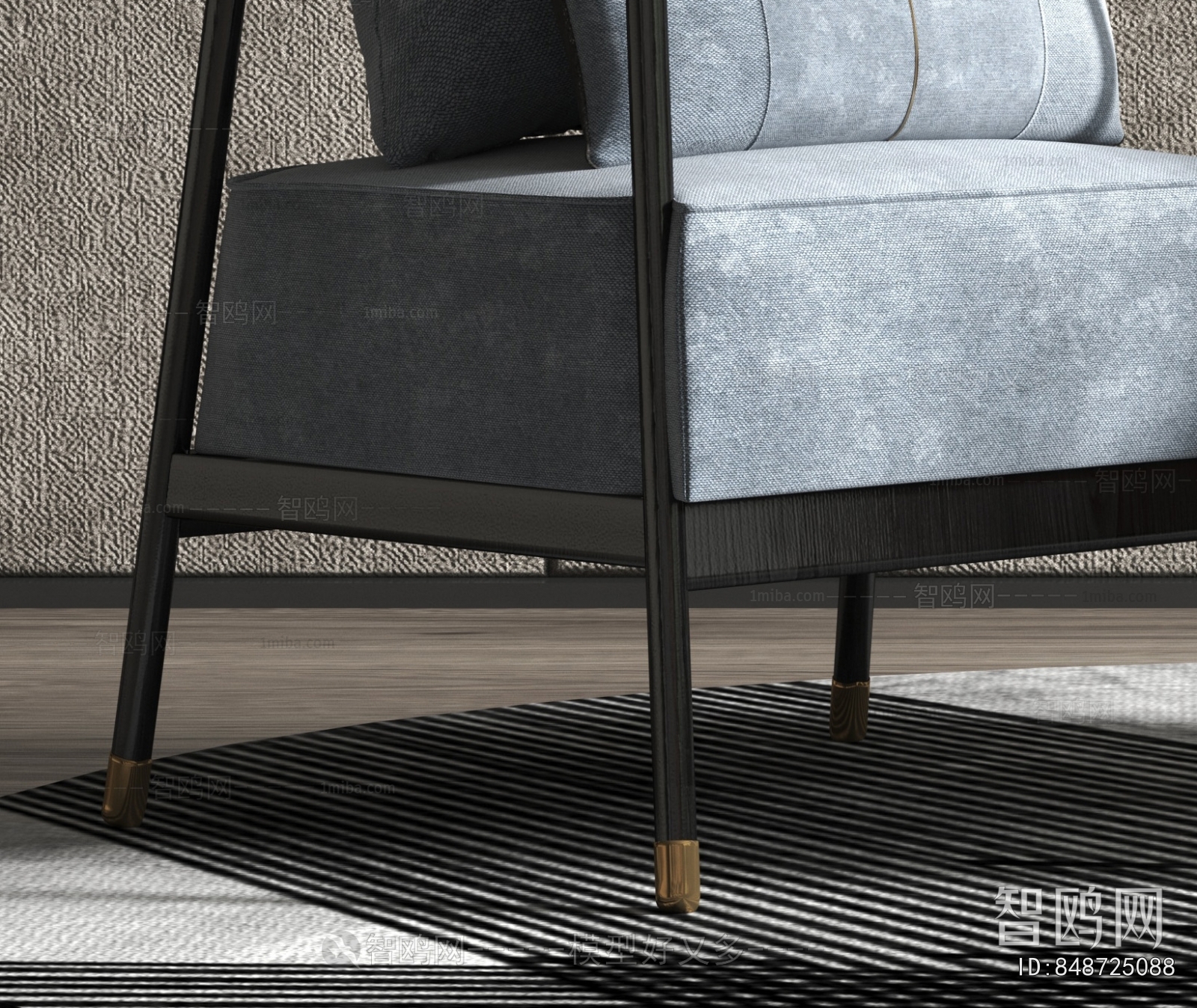 New Chinese Style Lounge Chair