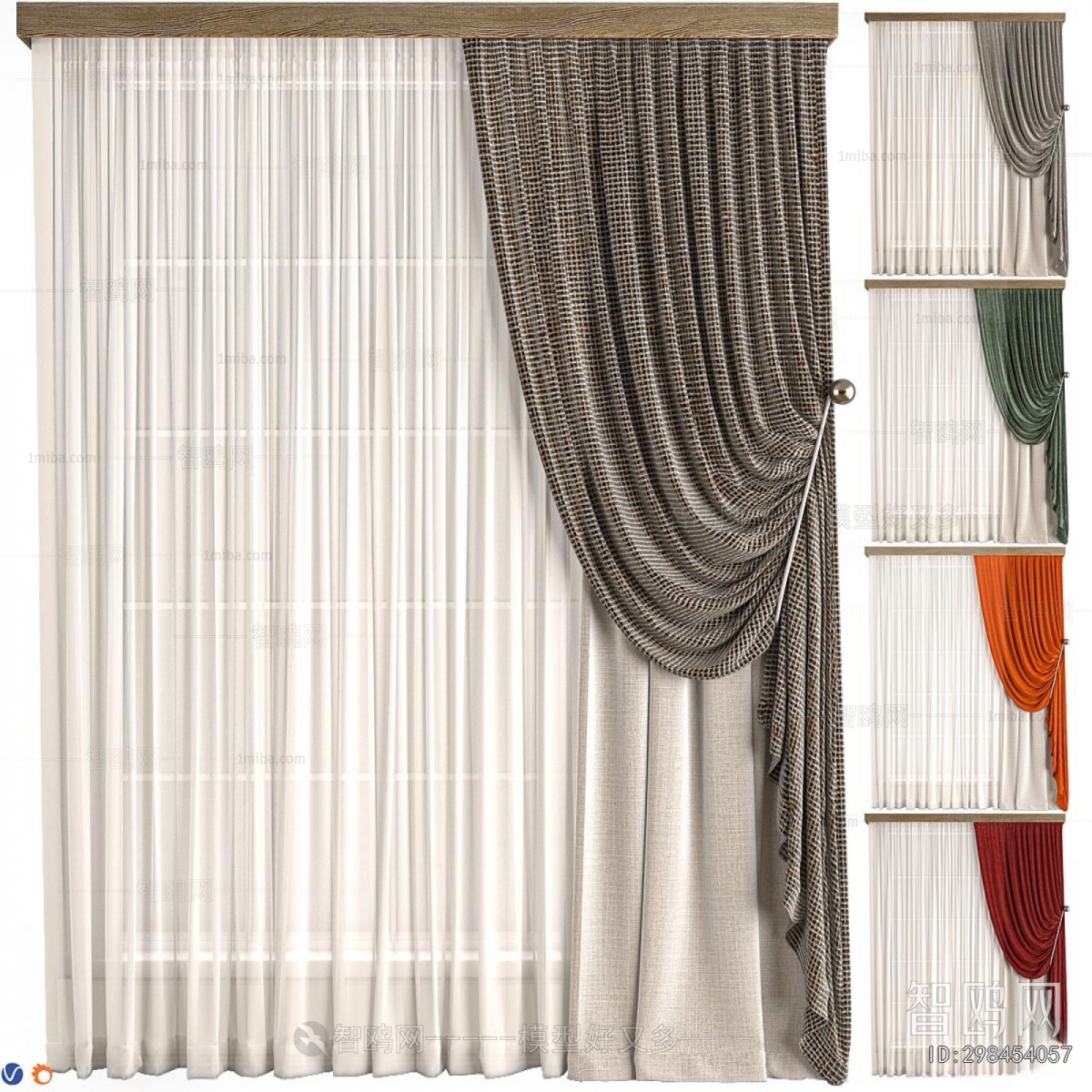 Simple European Style The Curtain