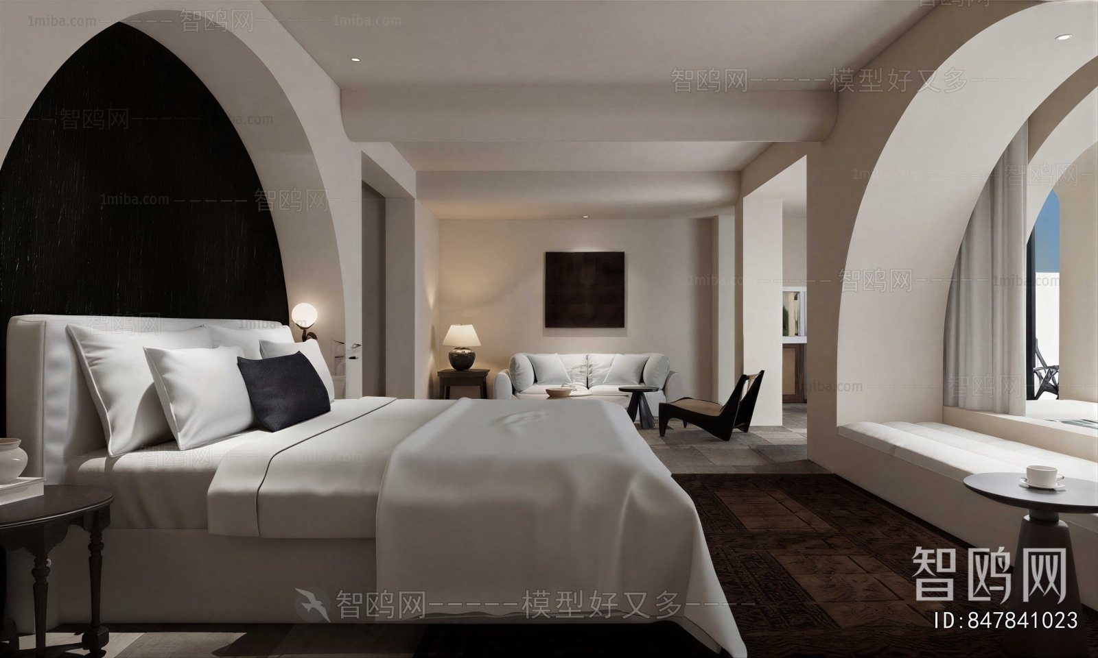 Wabi-sabi Style Bedroom