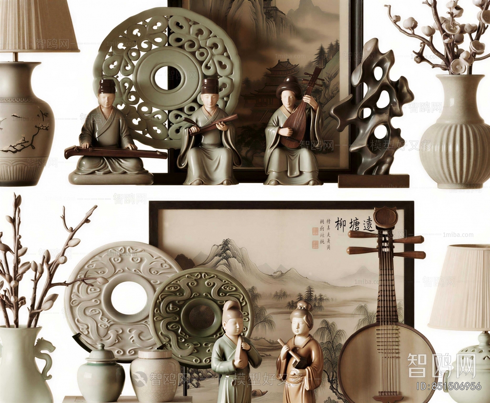 New Chinese Style Decorative Set