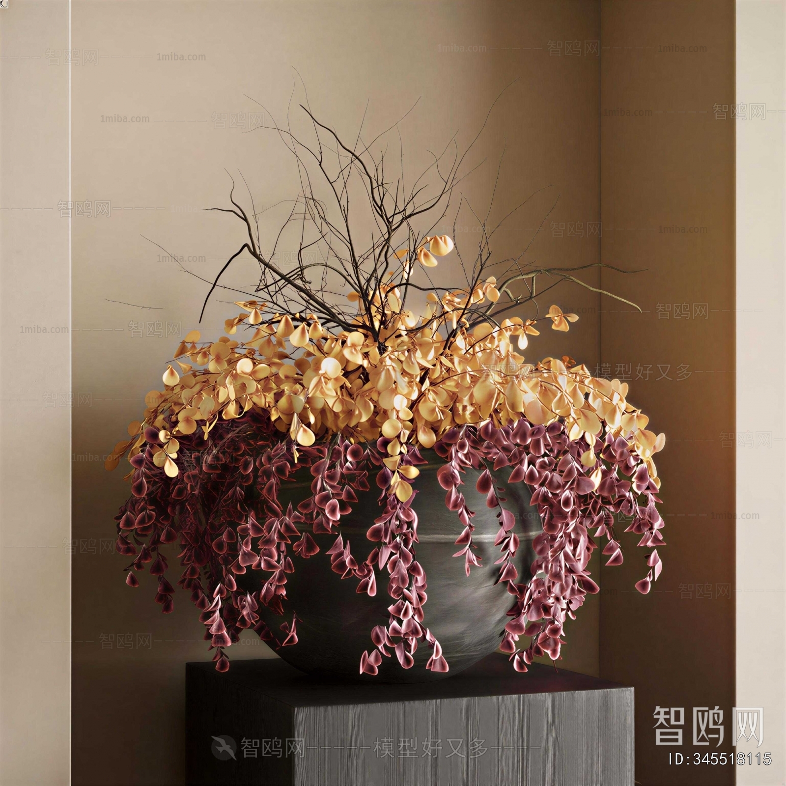 Wabi-sabi Style Flower Arrangement