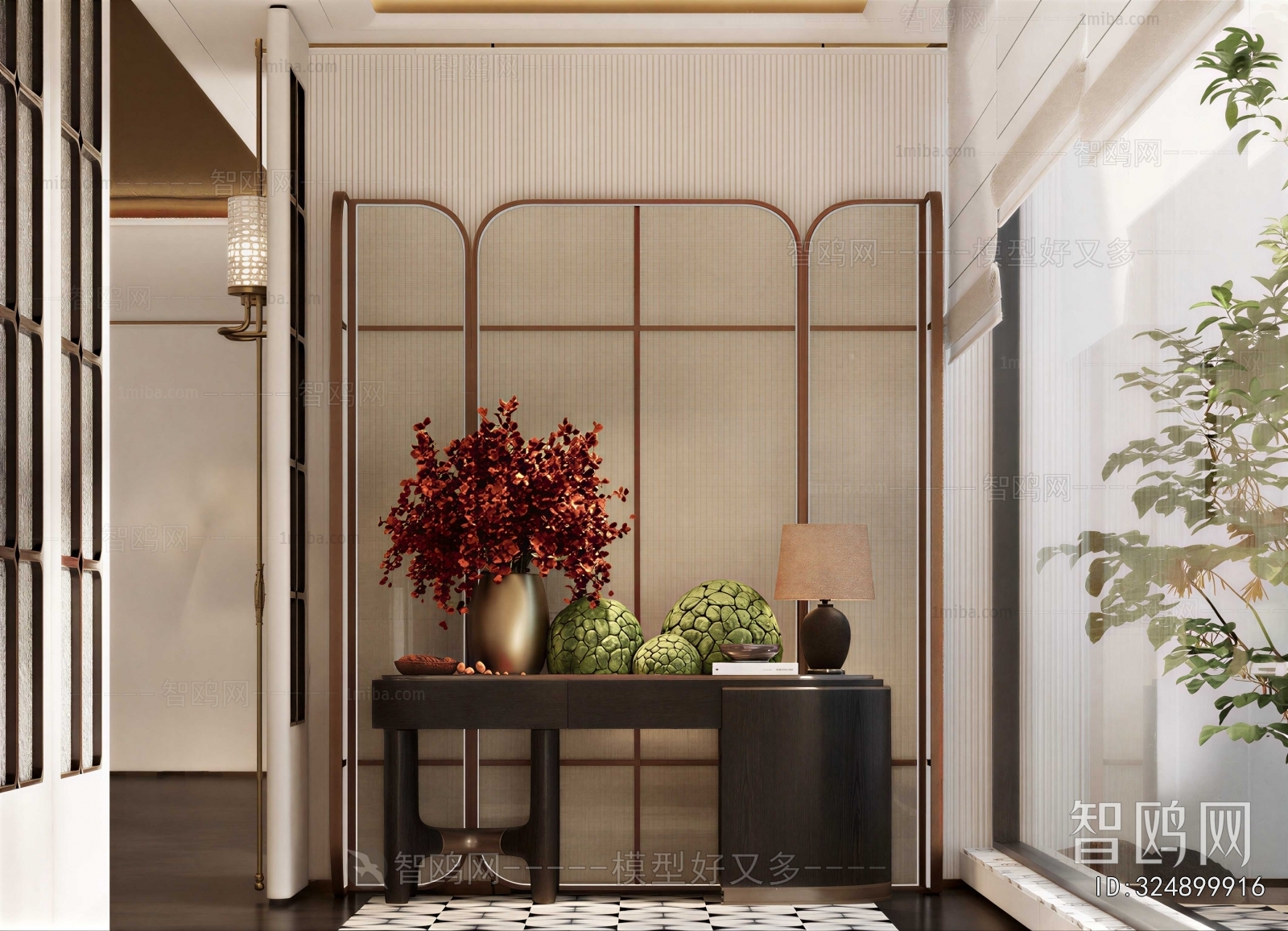 French Style Hallway