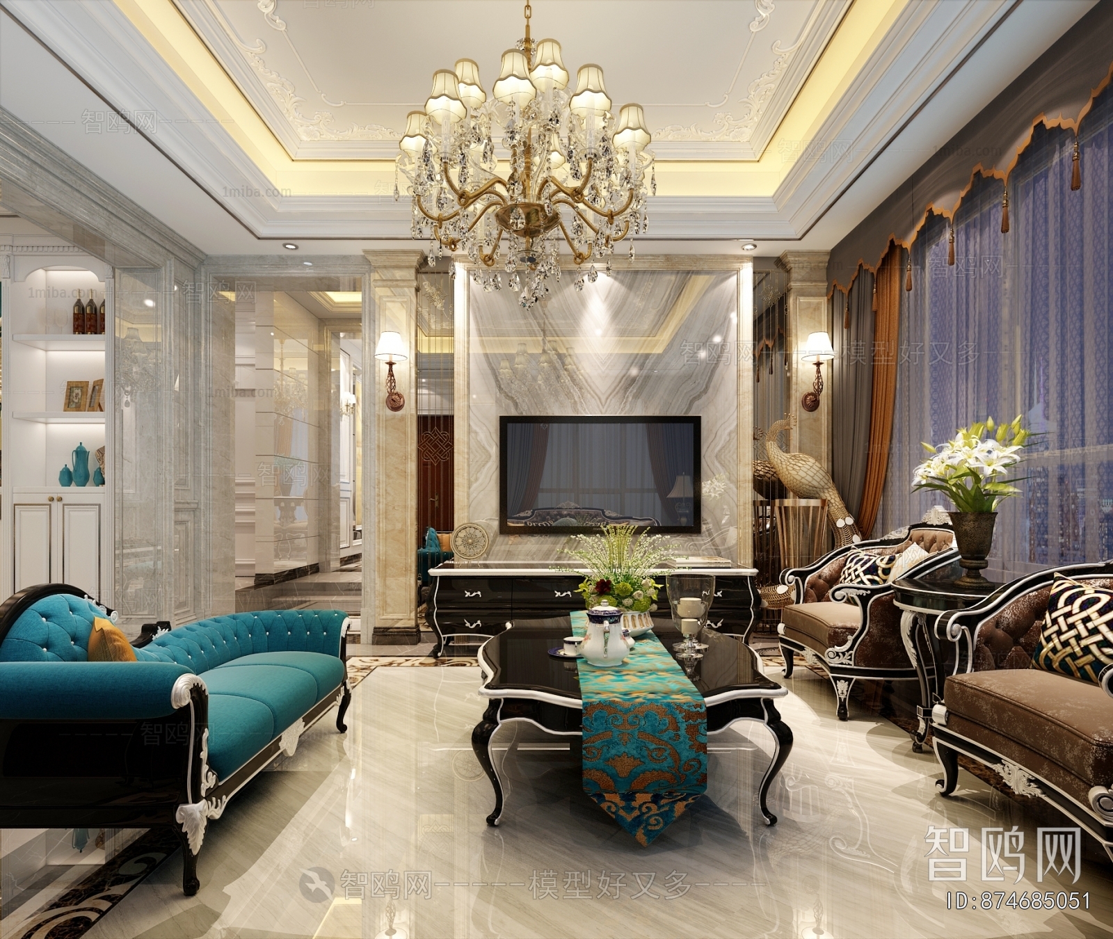 European Style A Living Room