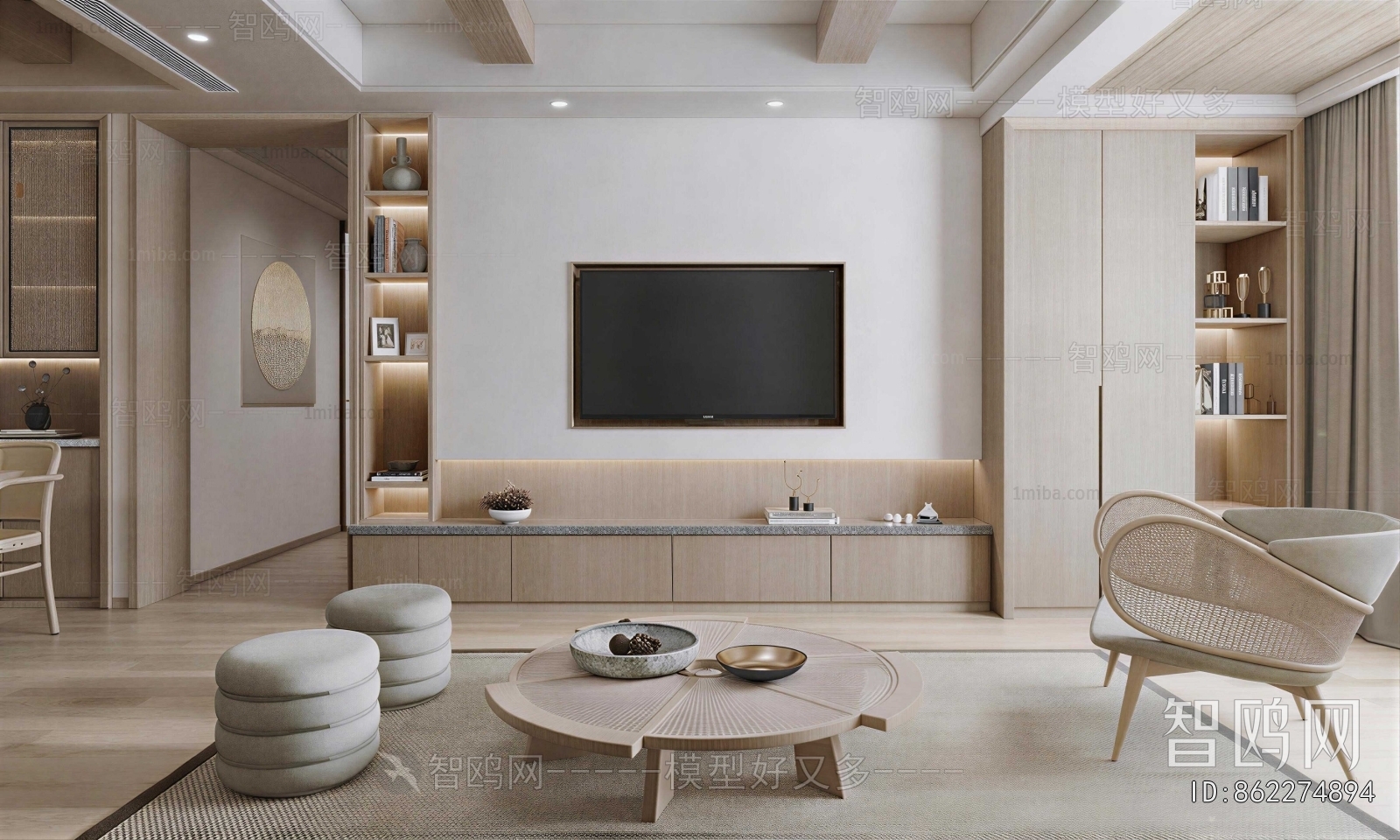 Japanese Style A Living Room