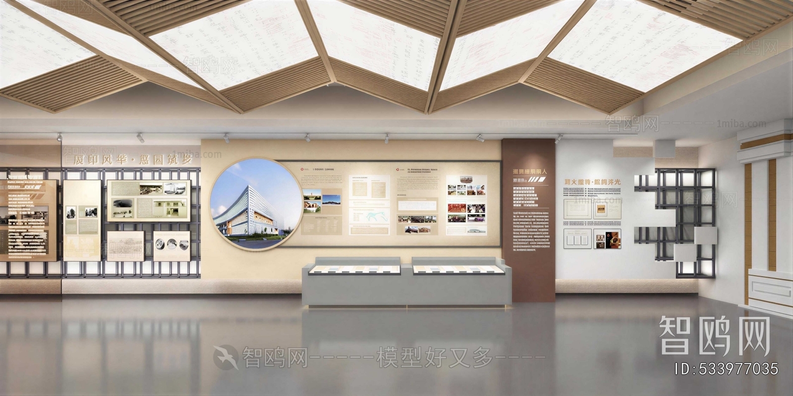 New Chinese Style Exhibition Hall
