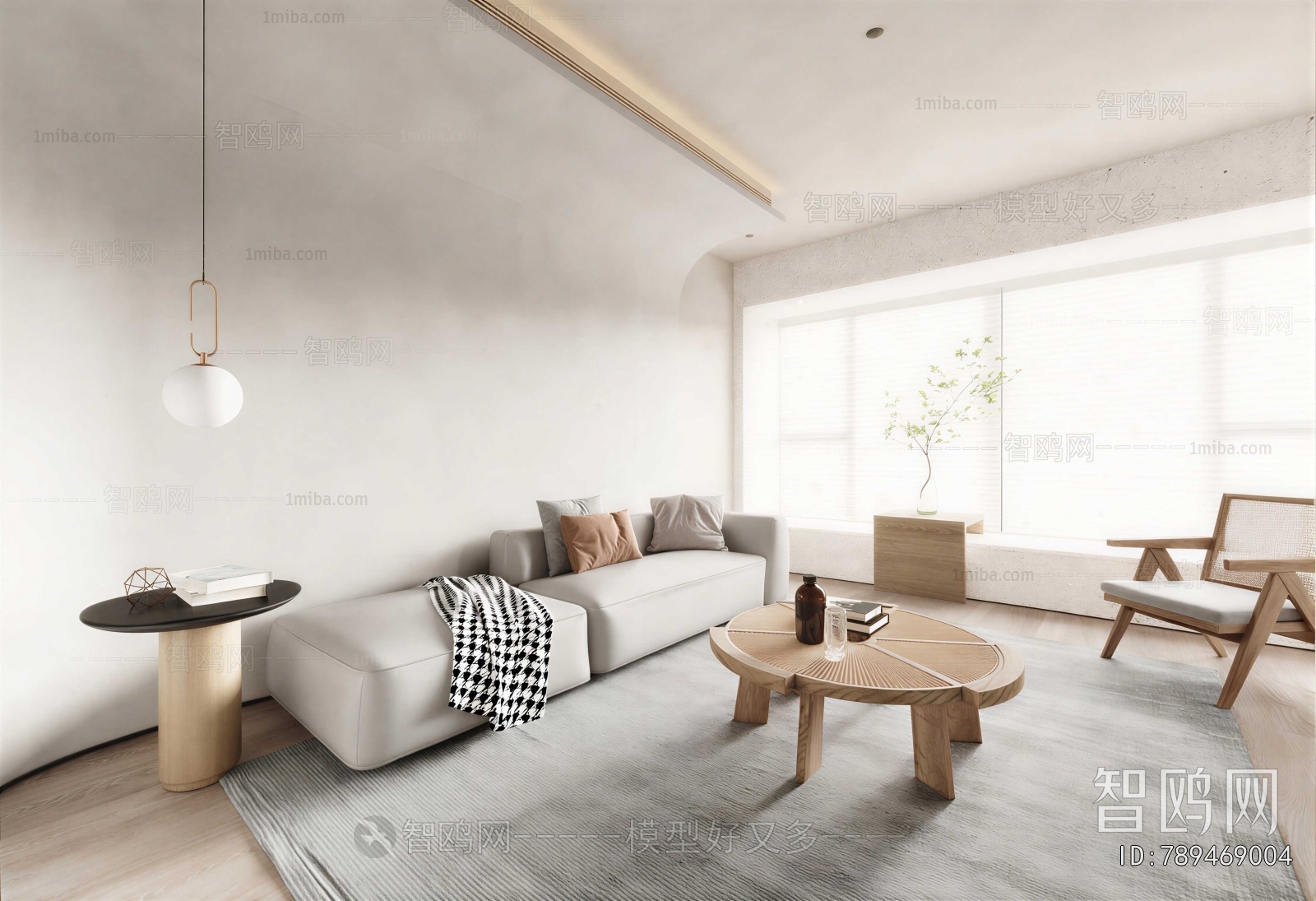 Wabi-sabi Style A Living Room