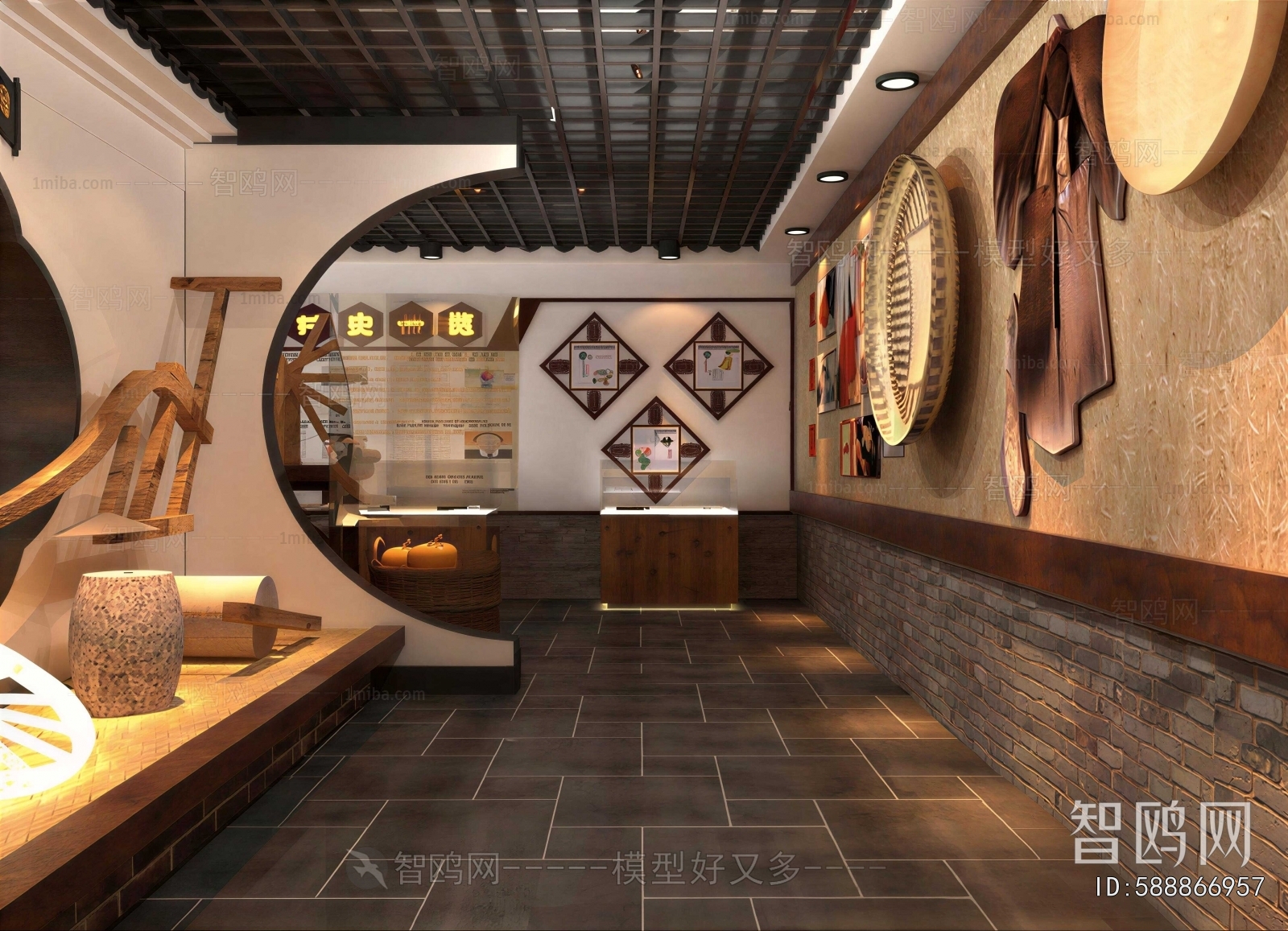 New Chinese Style Exhibition Hall