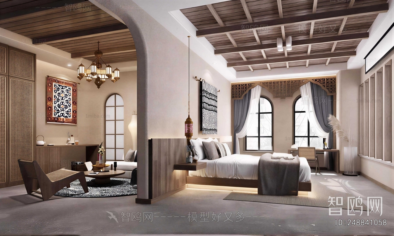 Modern Guest Room