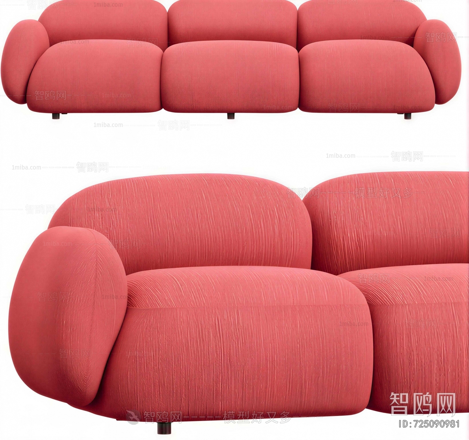 Modern Three-seat Sofa