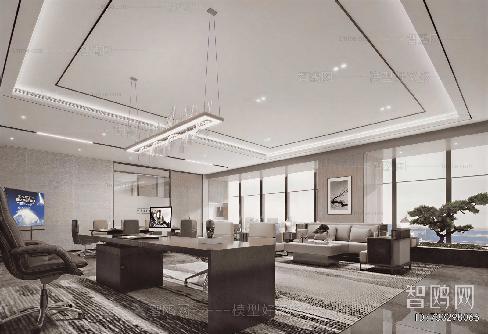 New Chinese Style Manager's Office