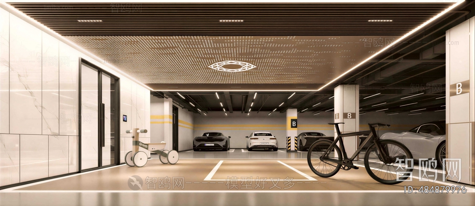 Modern Underground Garage