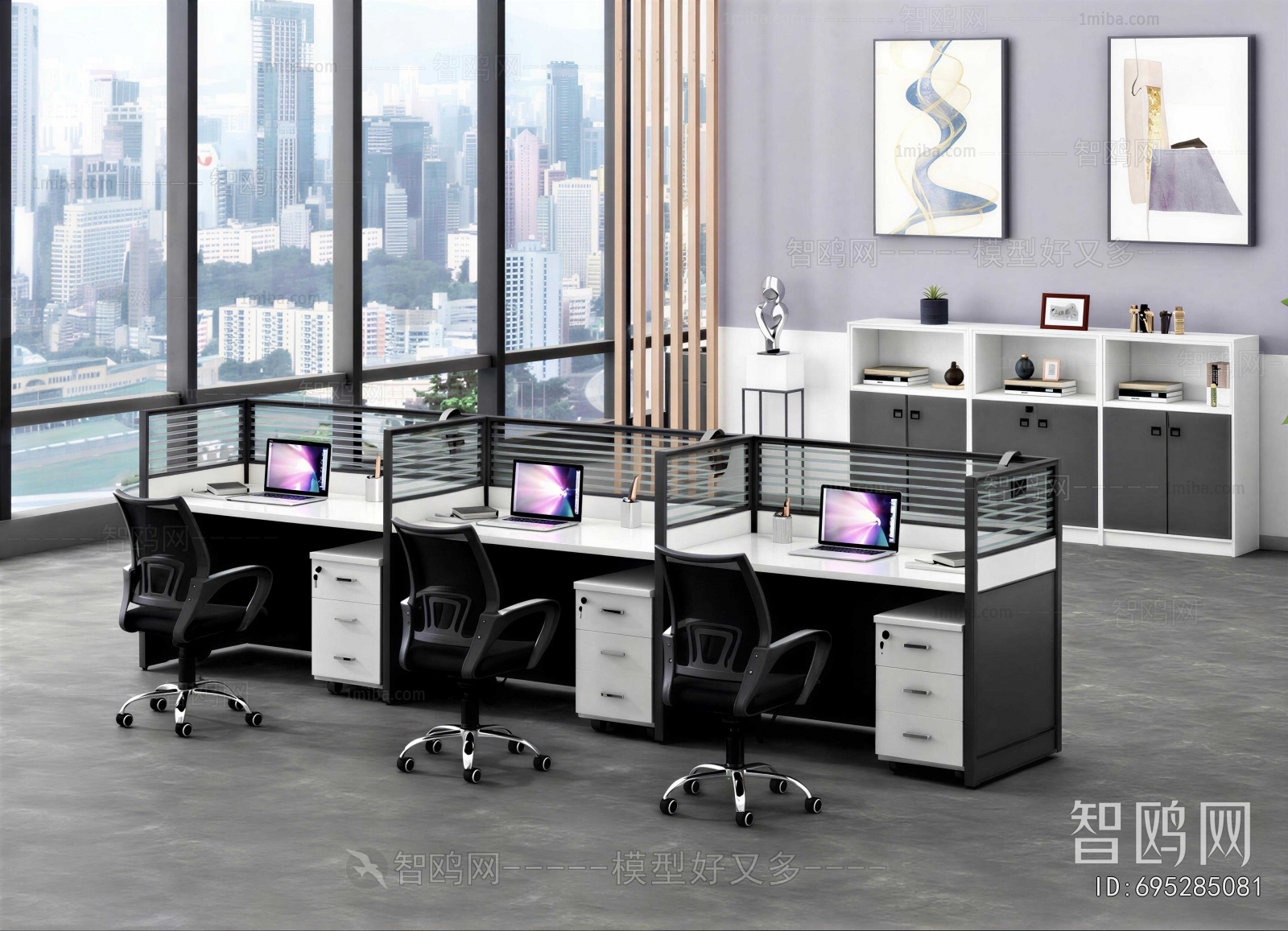 Modern Office Desk And Chair