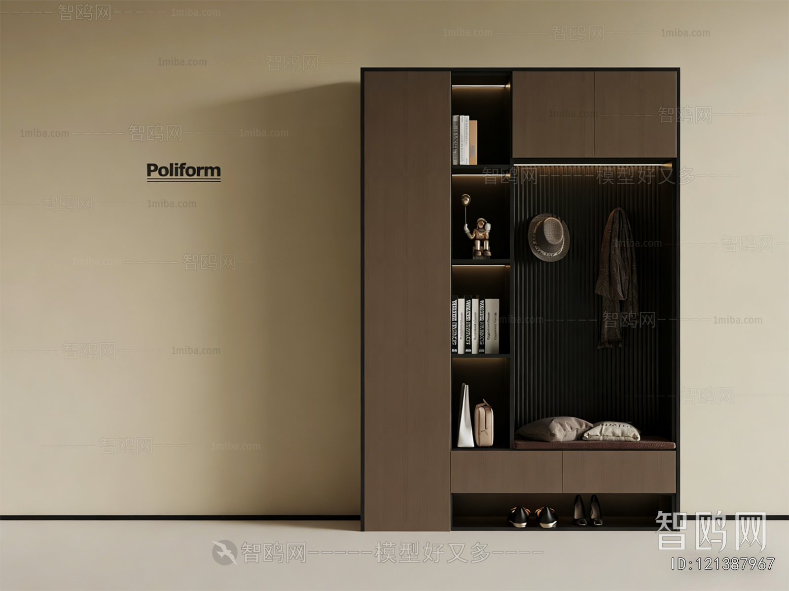 Modern Shoe Cabinet