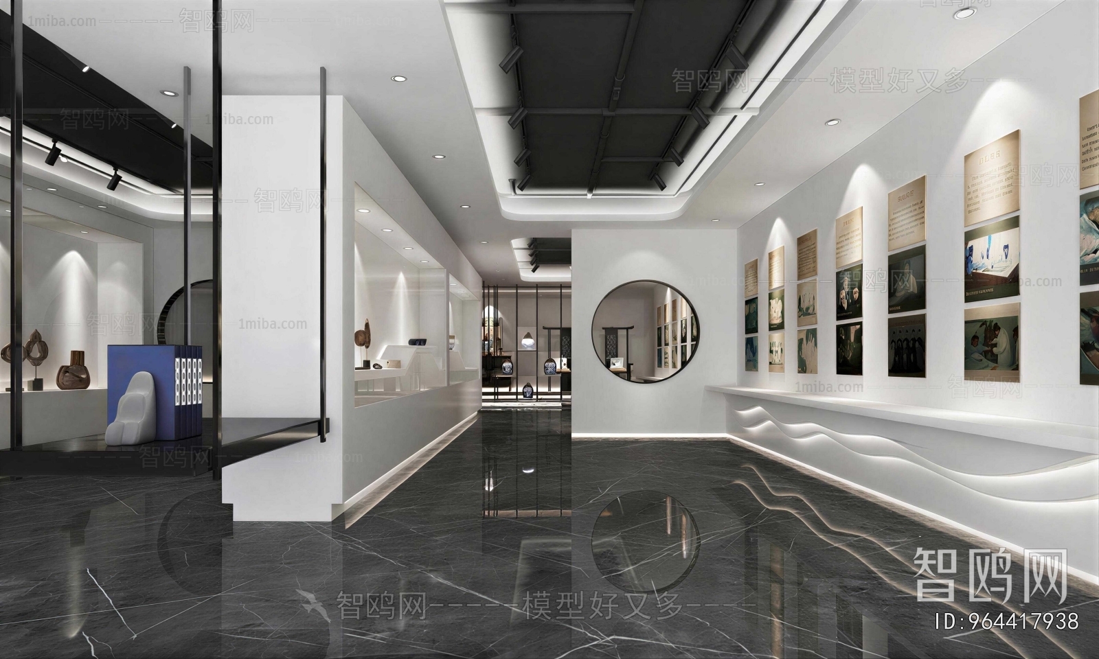 New Chinese Style Exhibition Hall