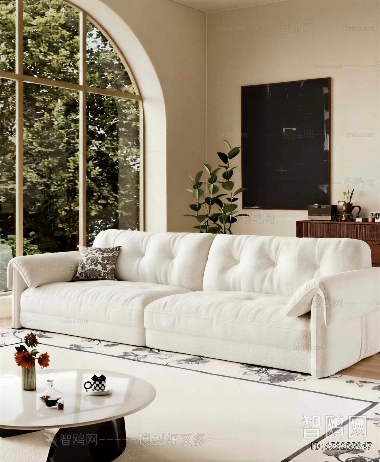 Wabi-sabi Style A Living Room