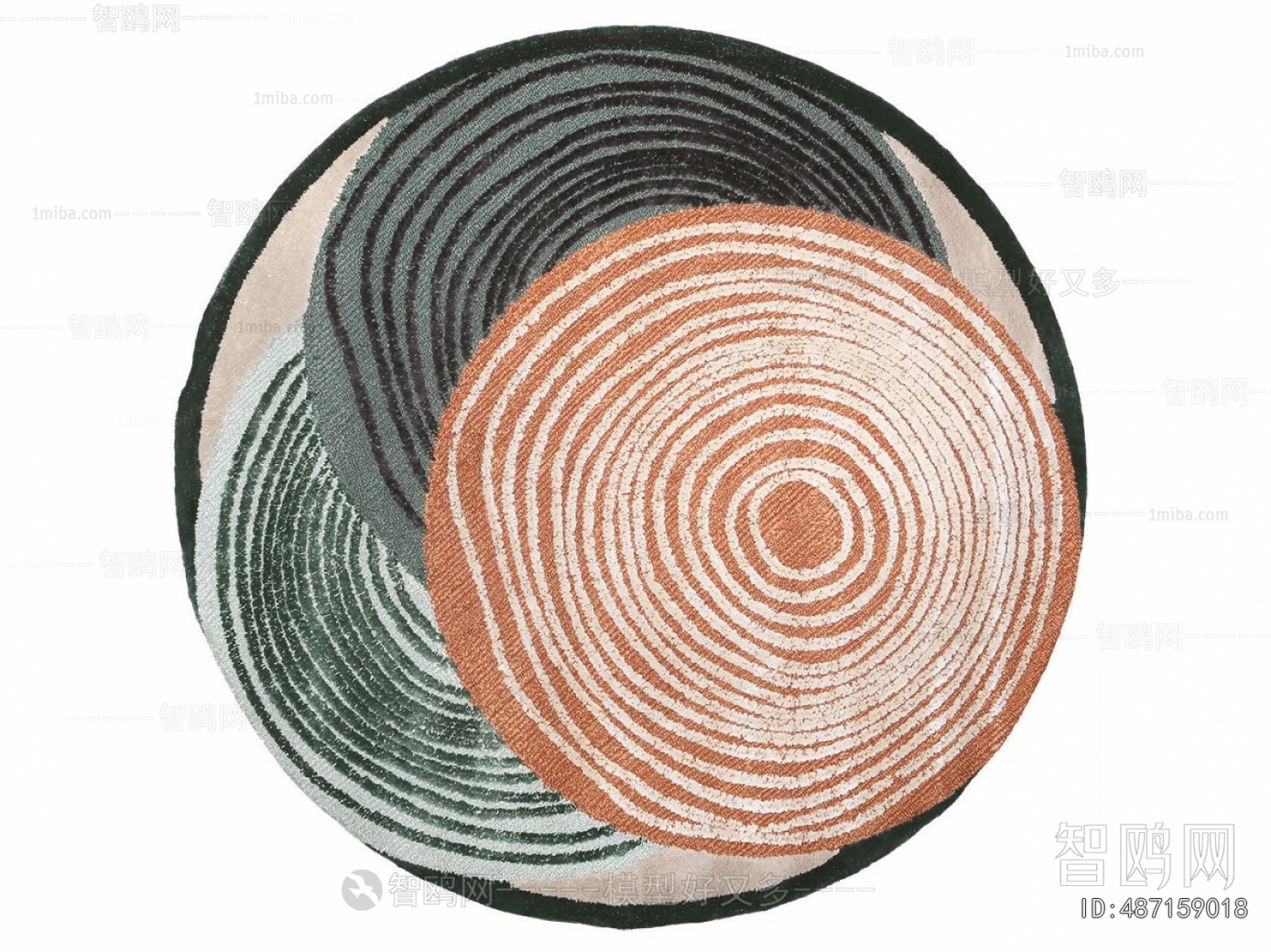 Modern Circular Carpet