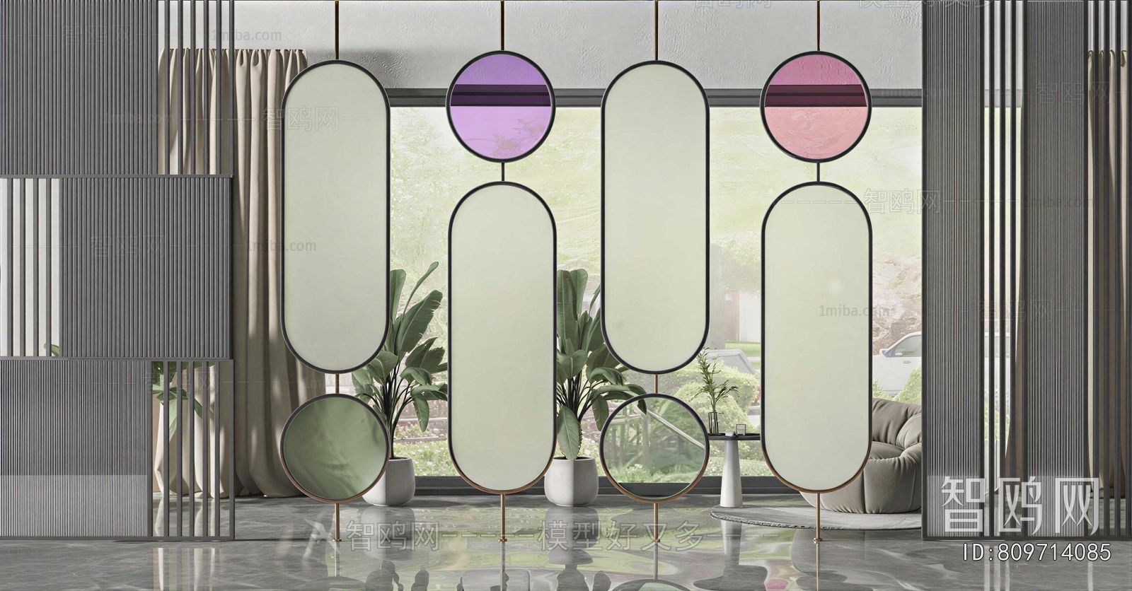 Modern Glass Screen Partition