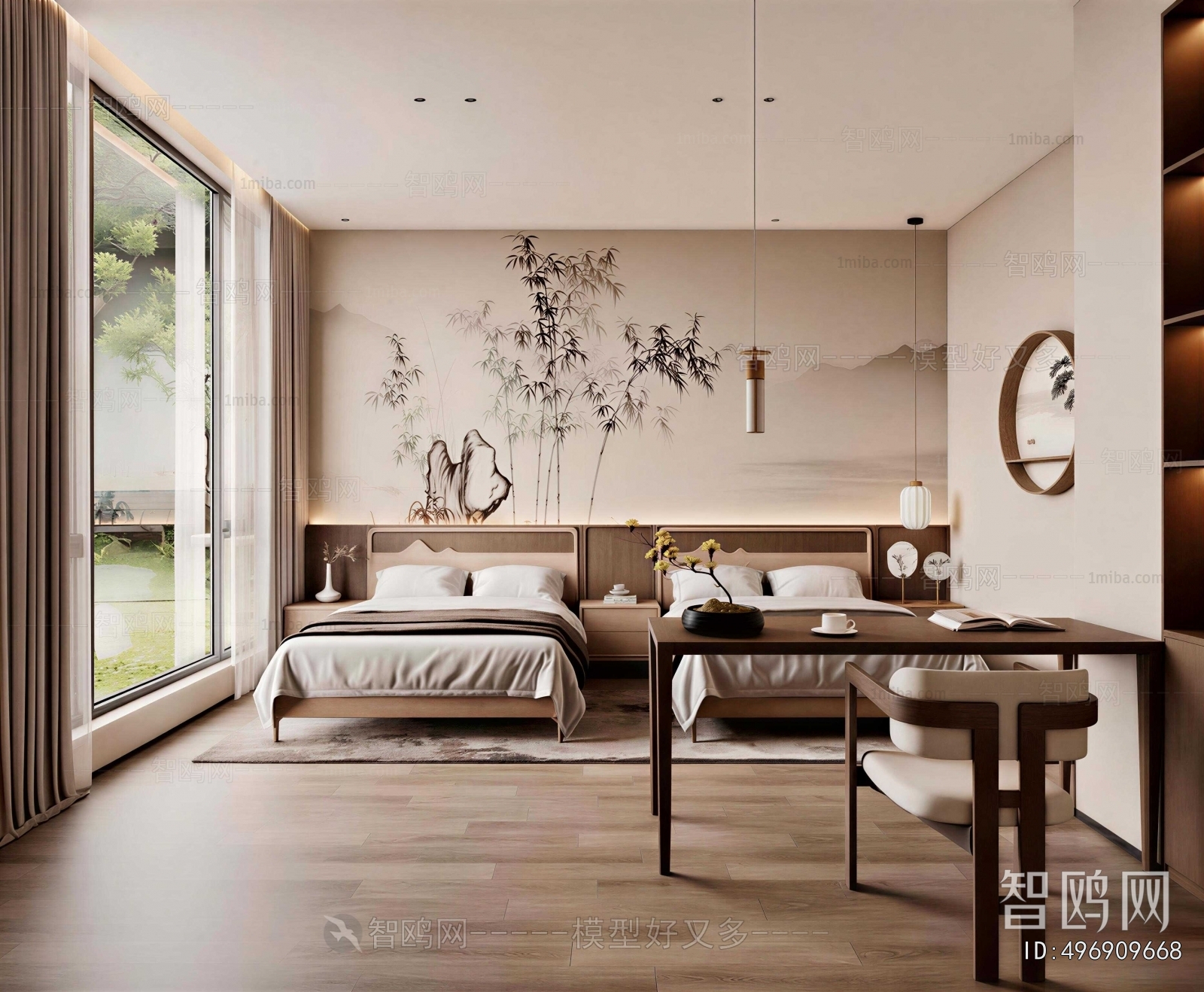 New Chinese Style Guest Room