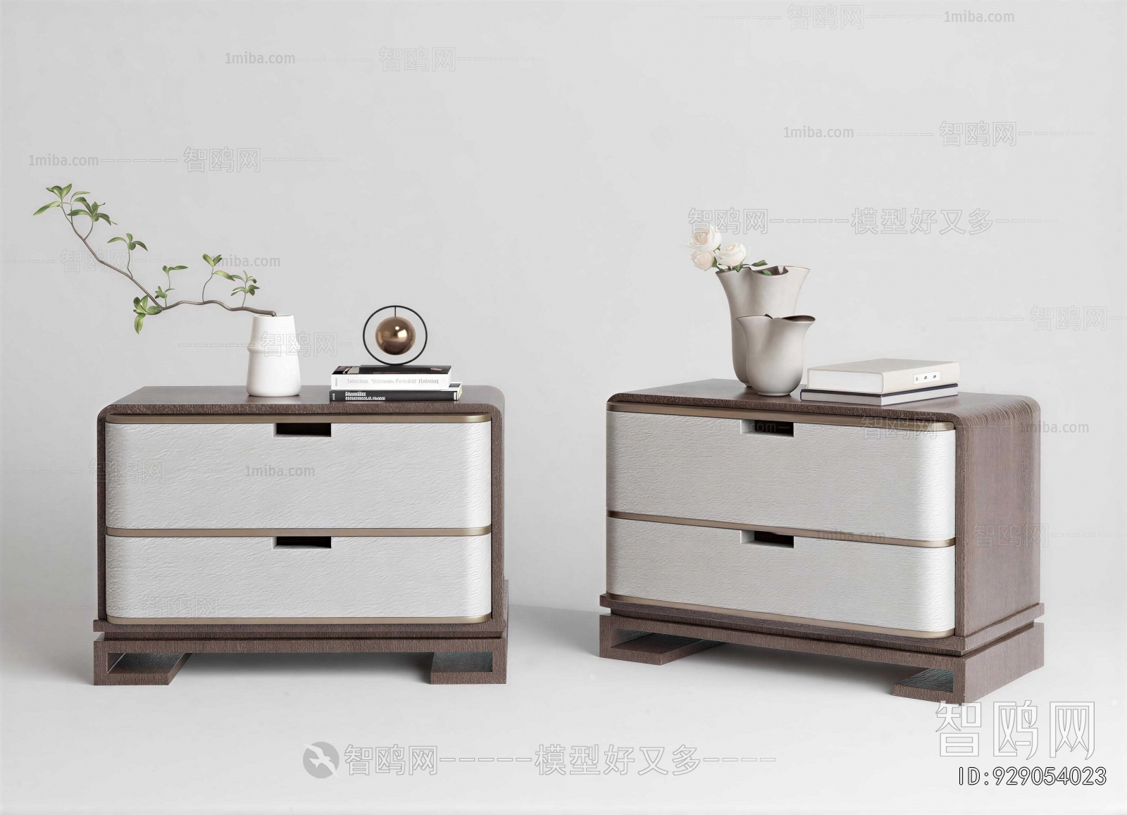 New Chinese Style Bedside Cupboard