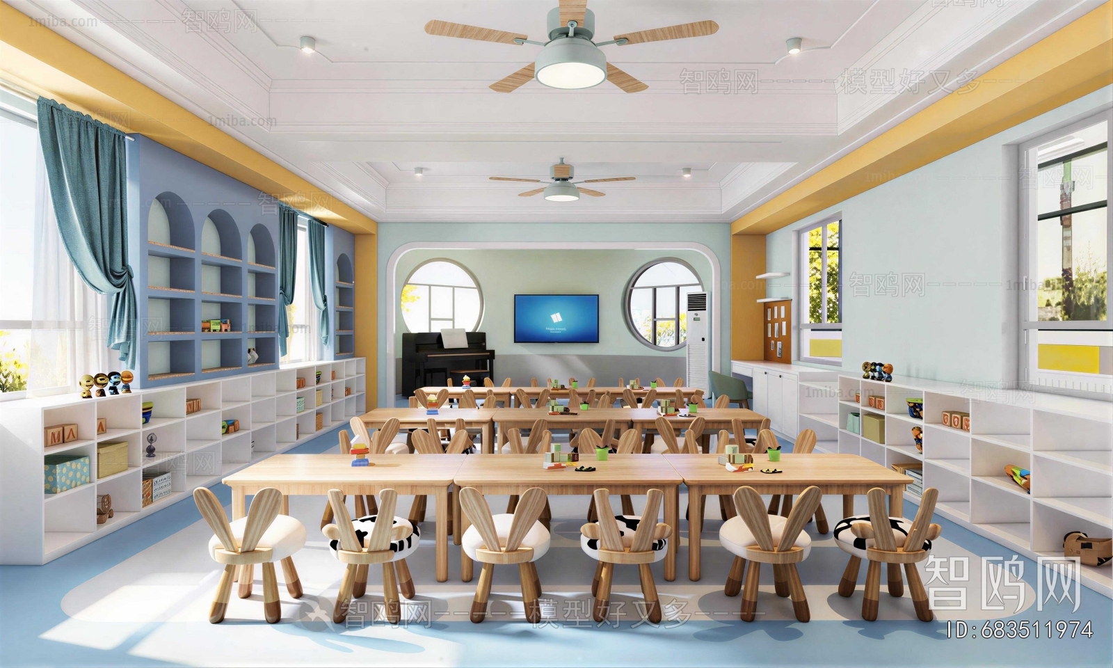 Modern Children's Playroom